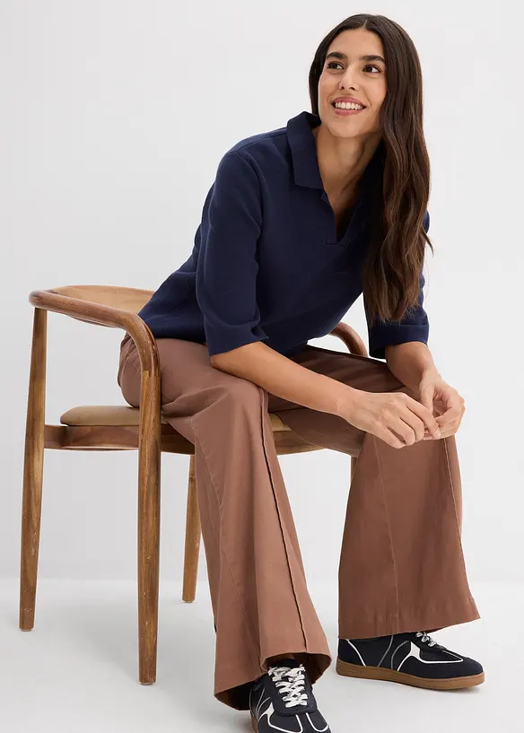 Polo in maglia, bonprix