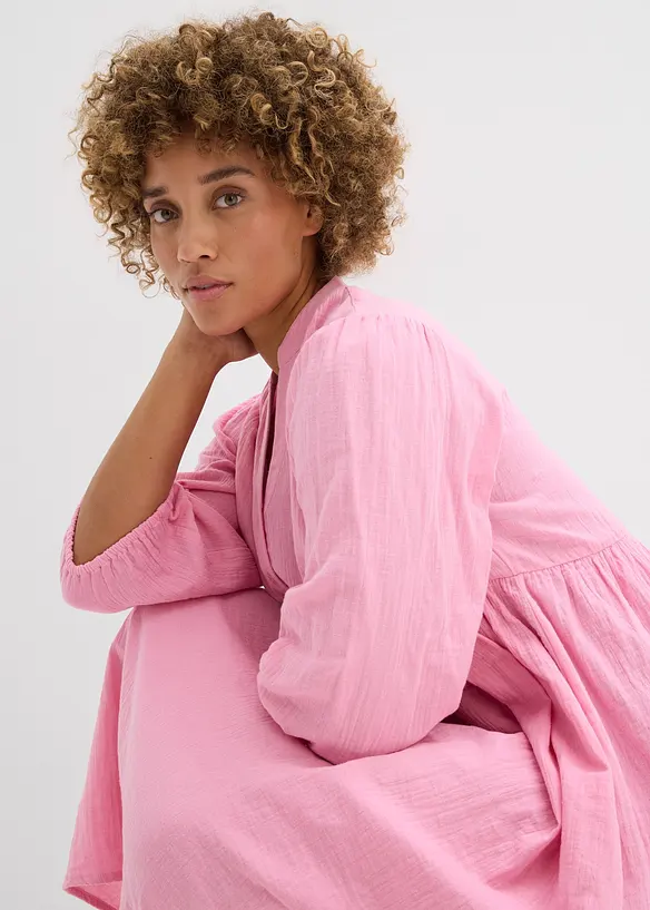 Abito tunica in mussola morbida, bonprix