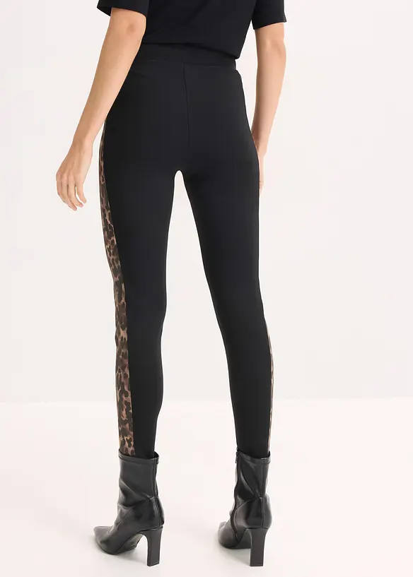 Leggings a vita alta, bonprix