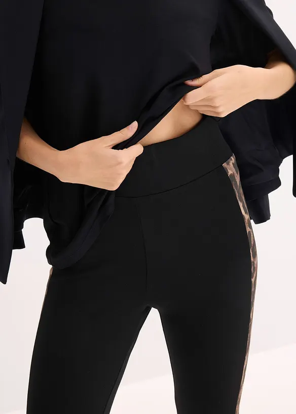 Leggings a vita alta, bonprix