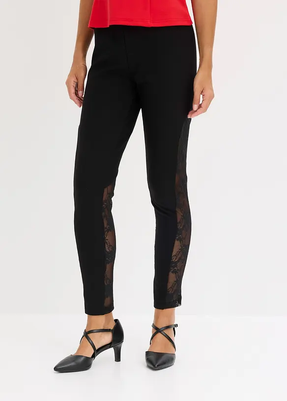 Leggings con pizzo, bonprix