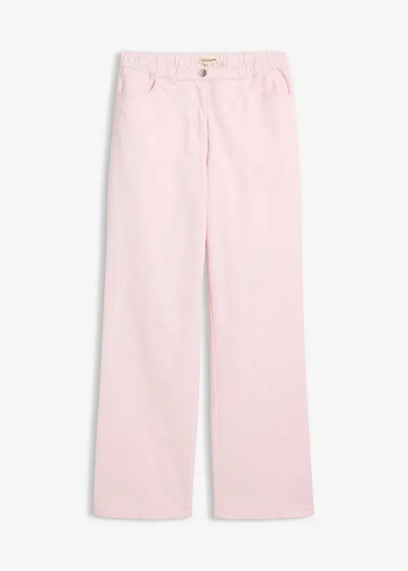 Pantaloni a palazzo con cinta comoda, vita alta, bonprix