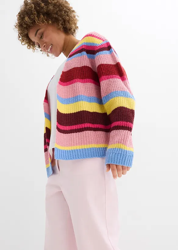 Pantaloni a palazzo con cinta comoda, vita alta, bonprix