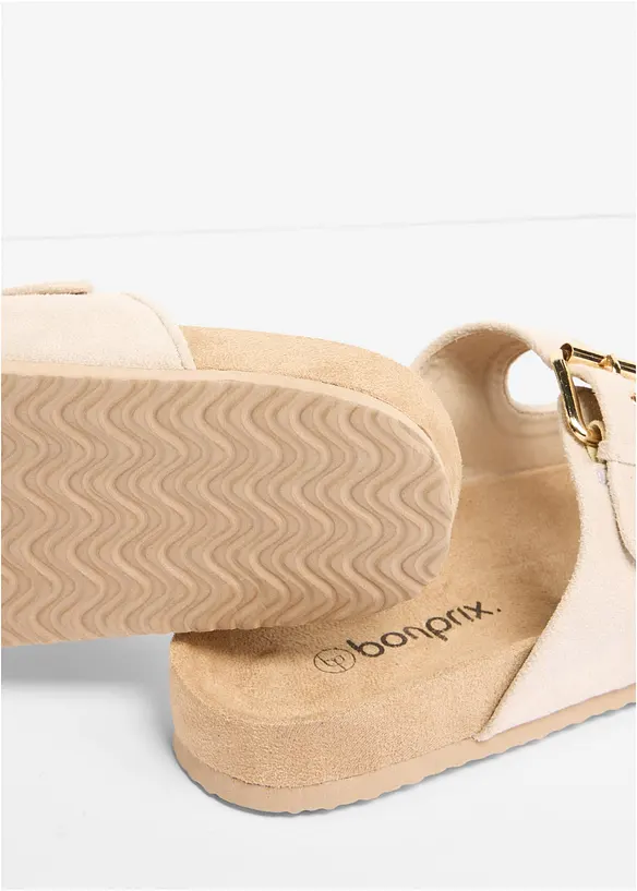 Ciabattine con fibbie, bonprix