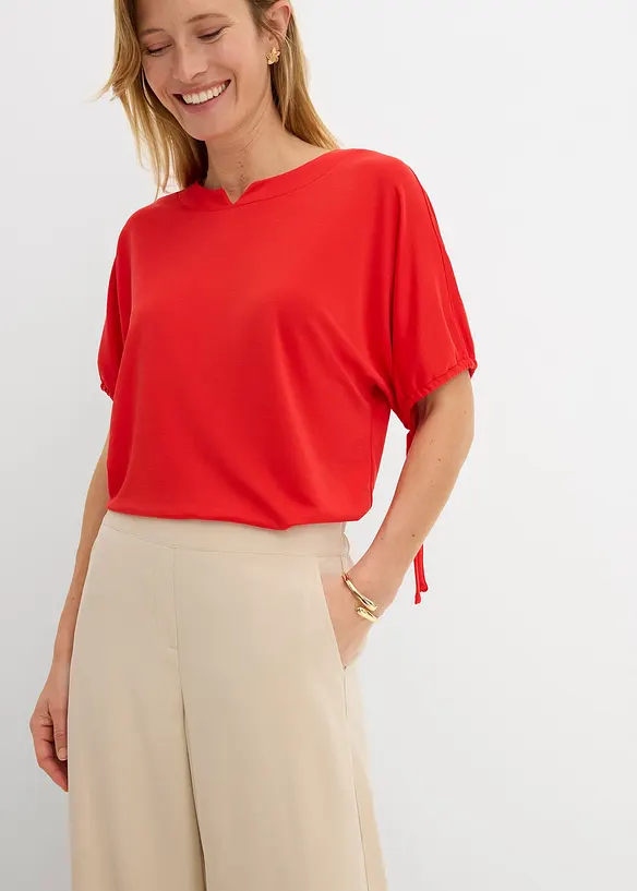 Pantaloni a palazzo in misto viscosa, bonprix