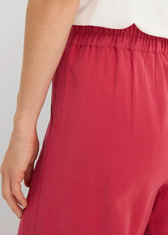 Pantaloni a palazzo in misto viscosa, bonprix