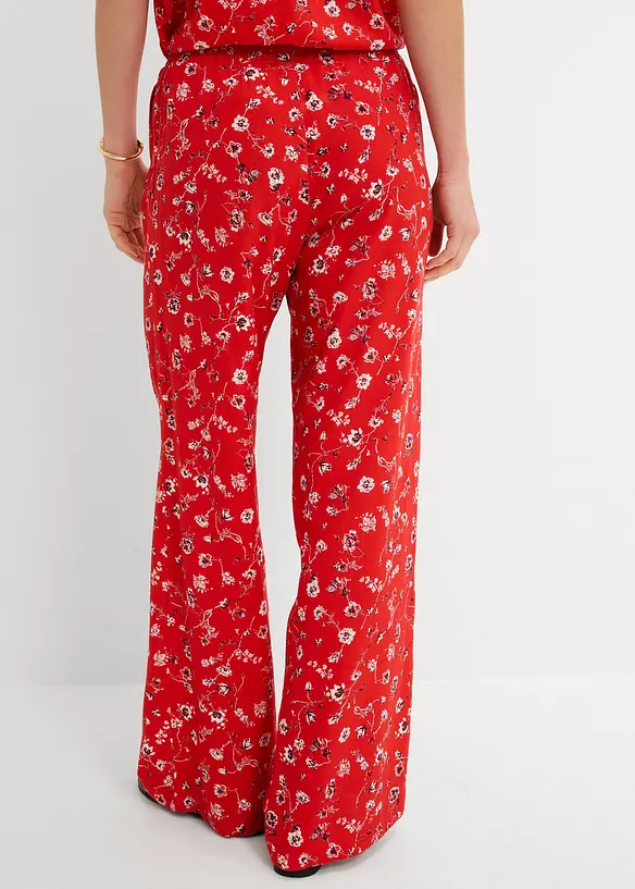 Pantaloni con elastico in vita in viscosa fluida, bonprix