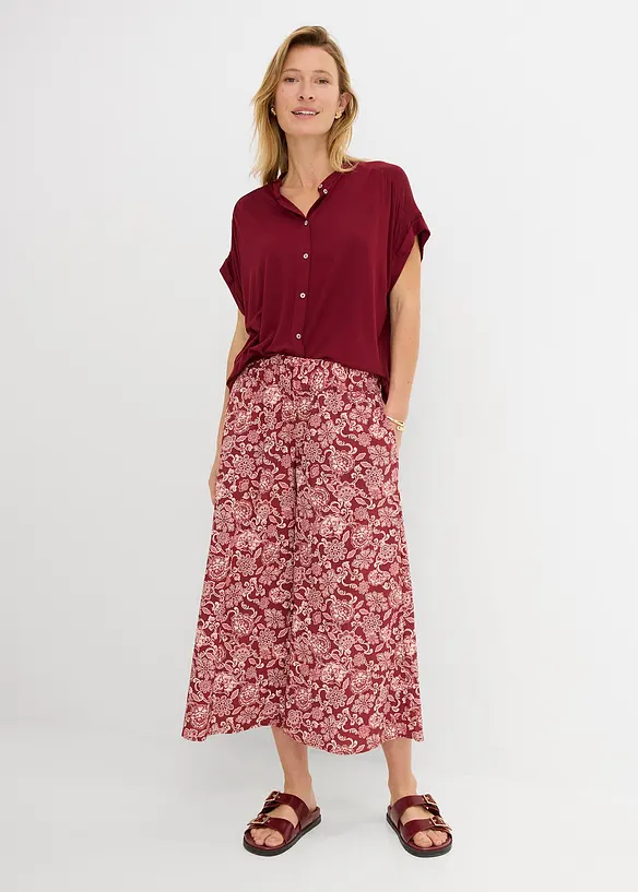 Pantaloni culotte in popeline, bonprix