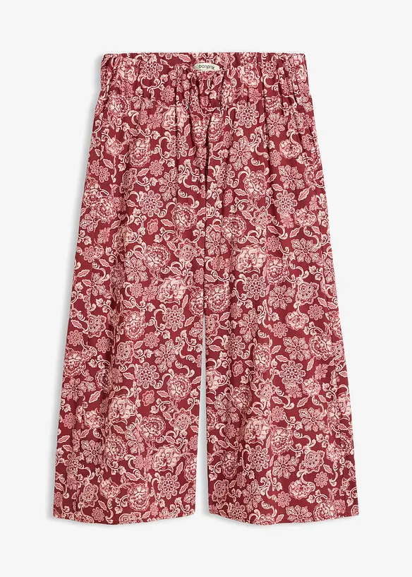 Pantaloni culotte in popeline, bonprix