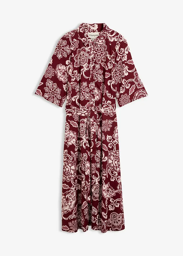 Abito chemisier in viscosa fluente, bonprix