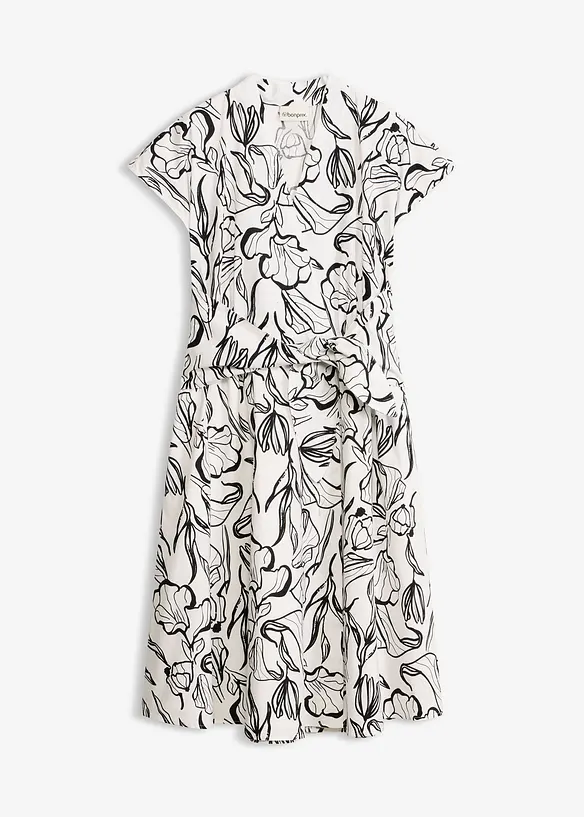 Abito con drappeggio, bonprix