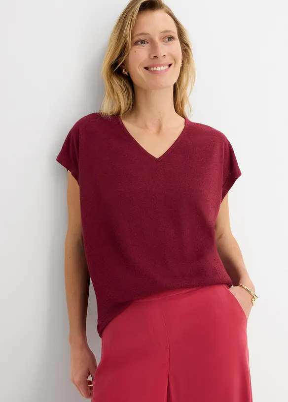 Maxi maglia in similmaglia, bonprix