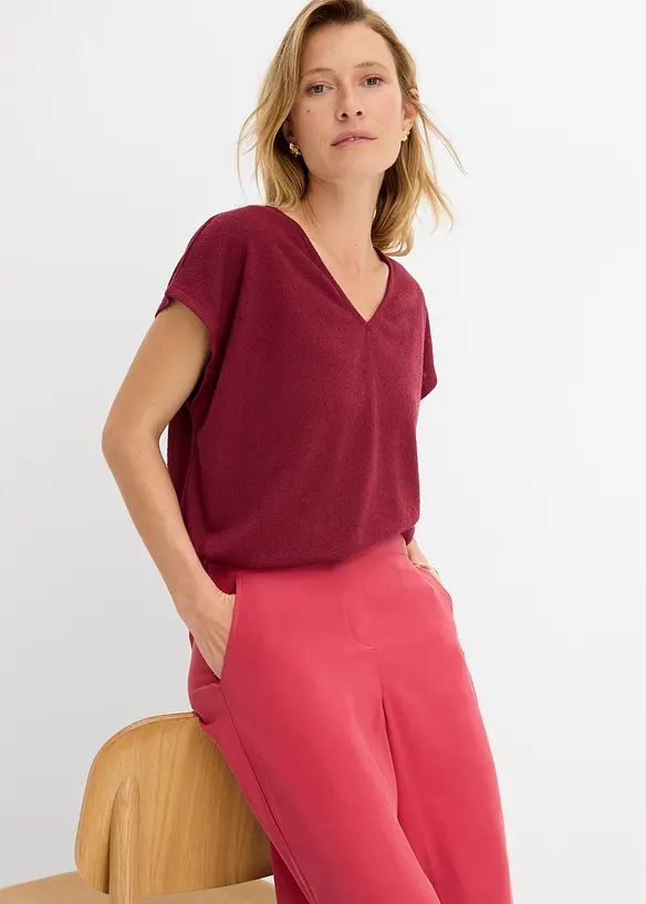 Maxi maglia in similmaglia, bonprix
