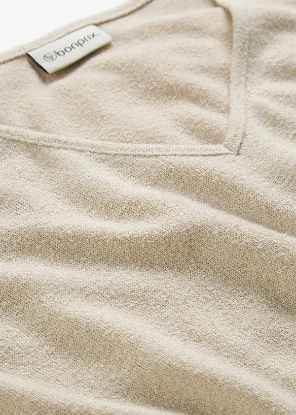 Maxi maglia in similmaglia, bonprix