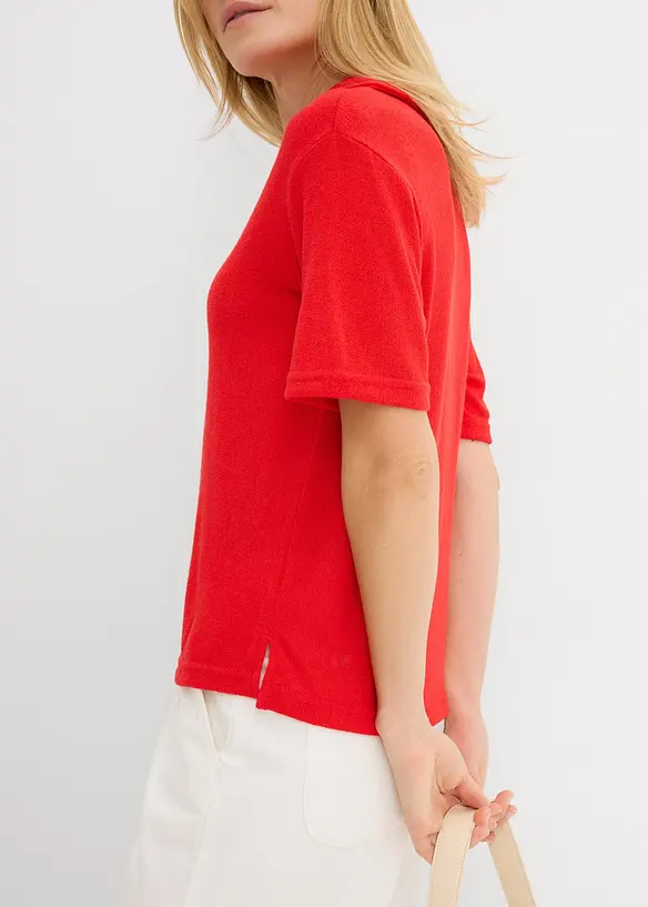 Polo effetto maglia, bonprix