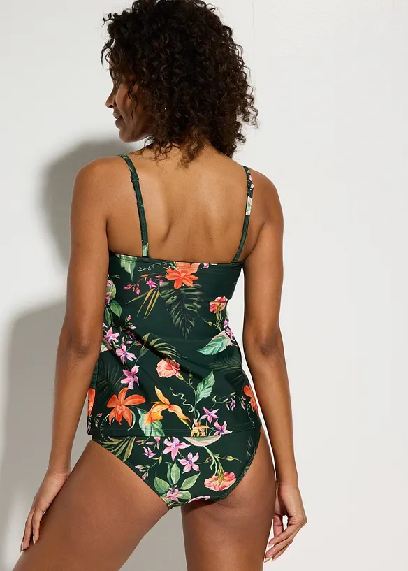 Tankini a fascia con effetto incrociato (set 2 pezzi), bonprix