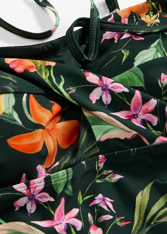 Tankini a fascia con effetto incrociato (set 2 pezzi), bonprix