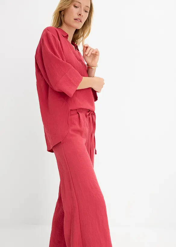 Pantaloni culotte in misto viscosa fluente, bonprix