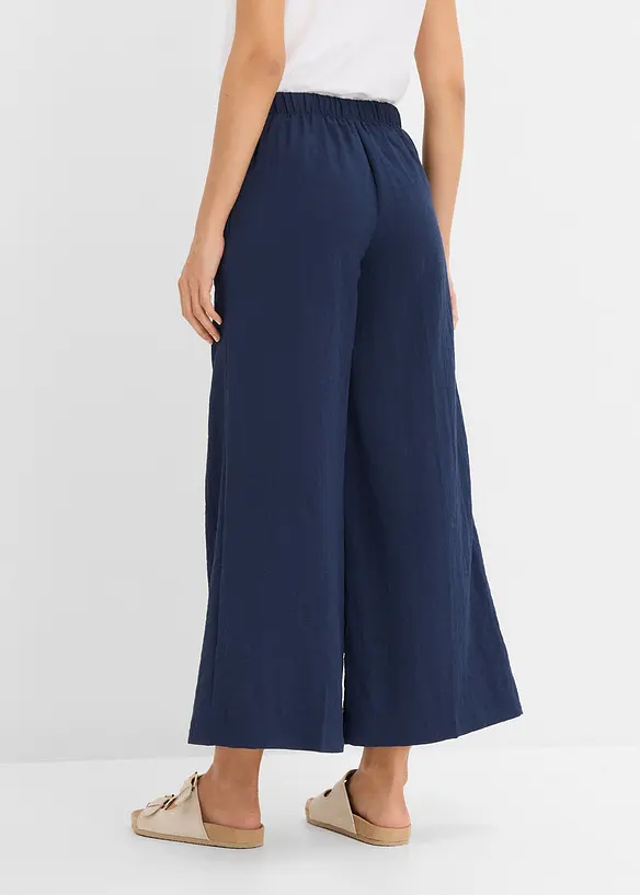Pantaloni culotte in misto viscosa fluente, bonprix