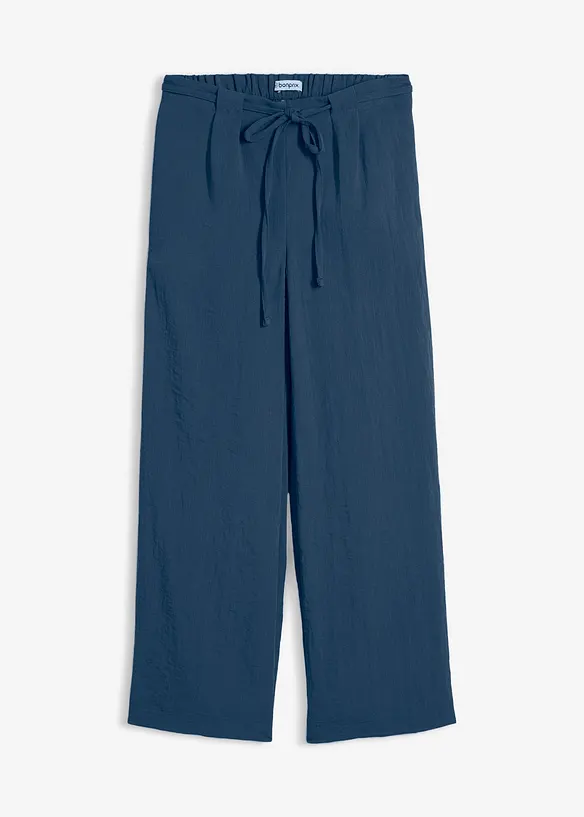 Pantaloni culotte in misto viscosa fluente, bonprix