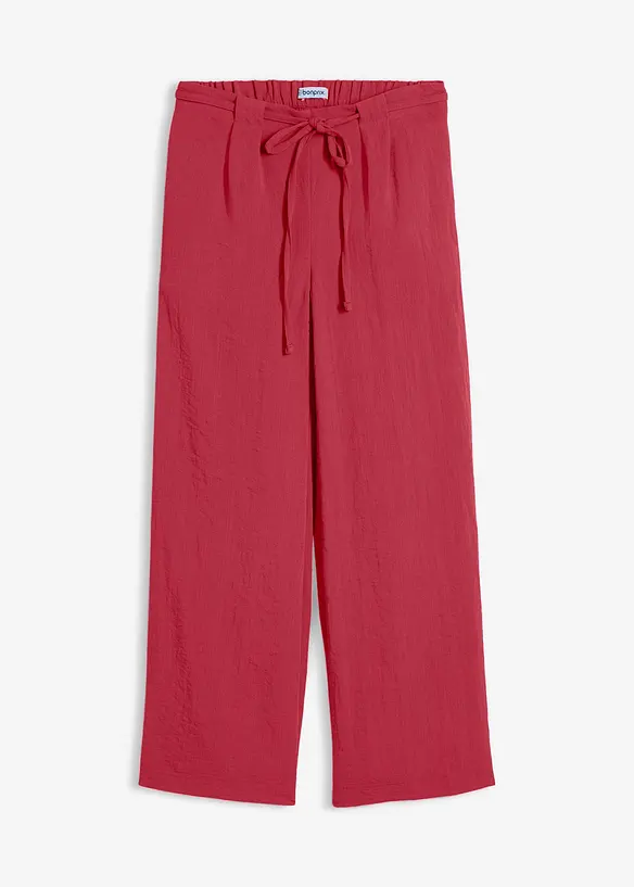 Pantaloni culotte in misto viscosa fluente, bonprix