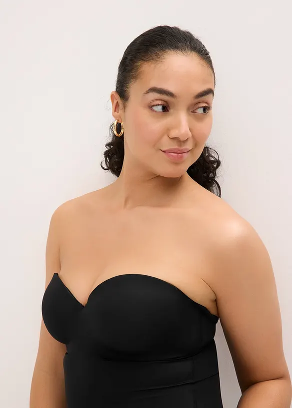 Body con spalline staccabili ed effetto modellante leggero, bonprix