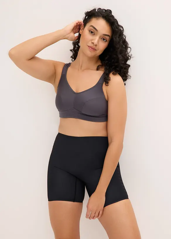 Pantaloncini con effetto modellante medio e taglio basso sul retro, bonprix