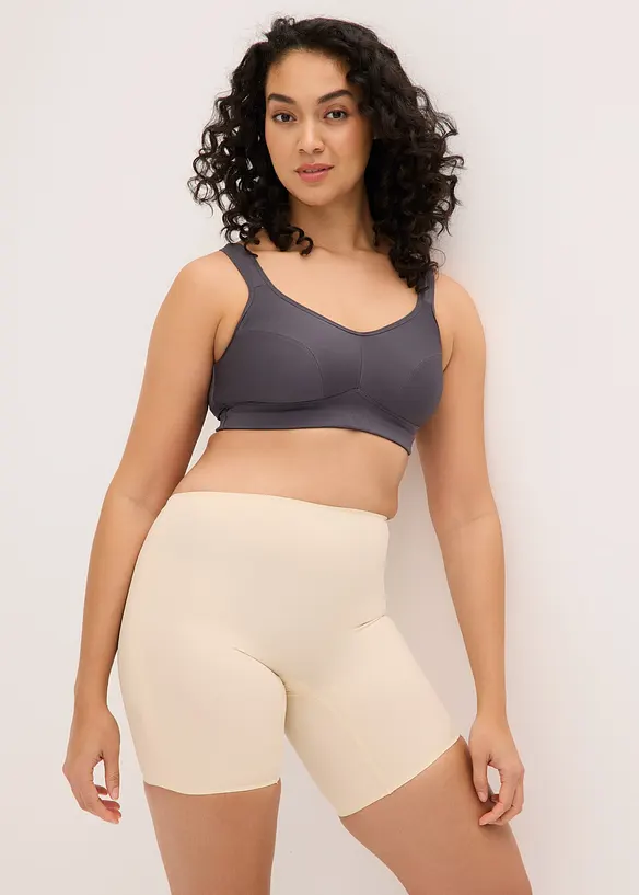 Pantaloncini con effetto modellante medio e taglio basso sul retro, bonprix