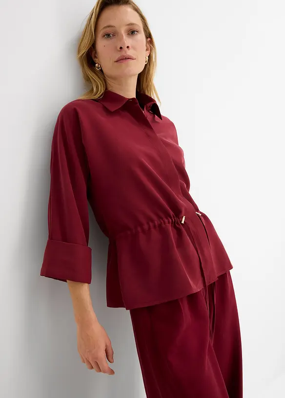 Blusa in misto viscosa morbido, bonprix