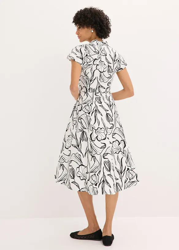 Abito con drappeggio, bonprix