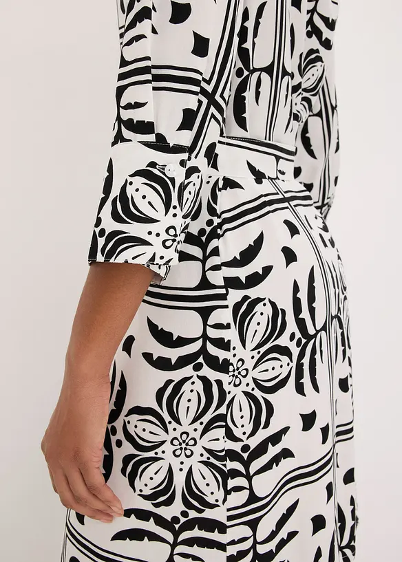 Abito chemisier in viscosa fluente, bonprix