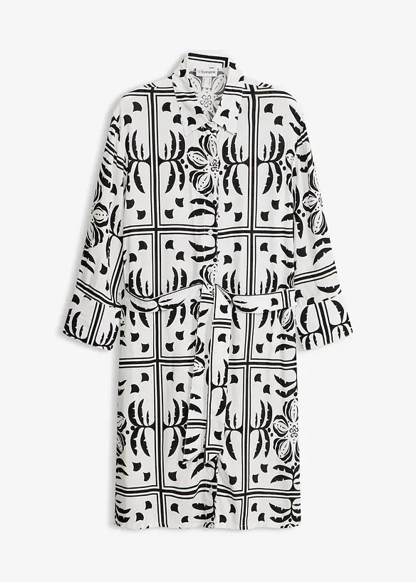 Abito chemisier in viscosa fluente, bonprix