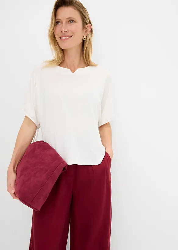 Maglia ampia in piquet robusto, bonprix