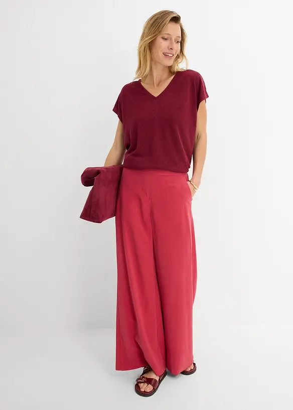 Maxi maglia in similmaglia, bonprix