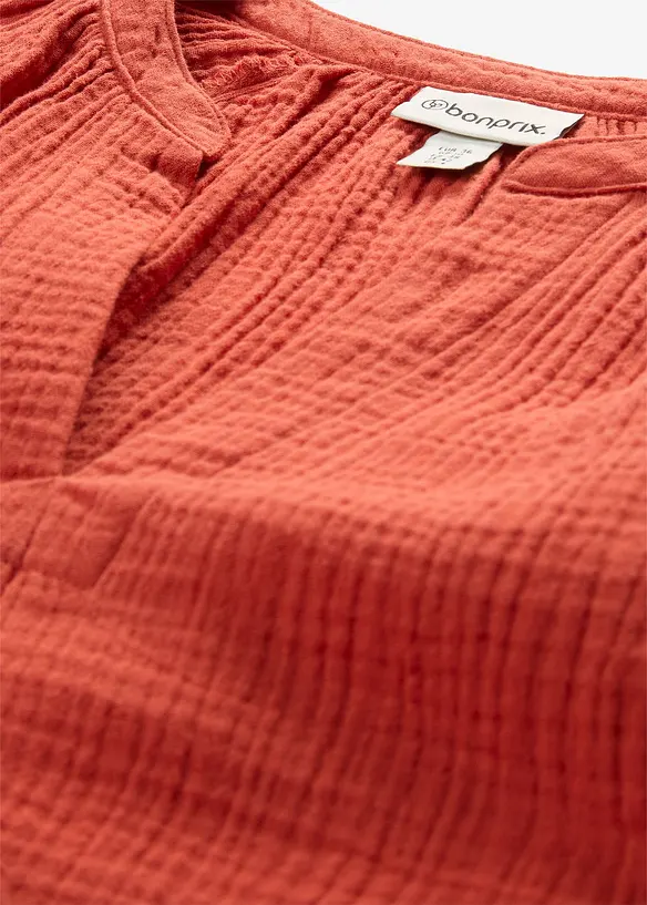 Blusa oversize in mussola, bonprix