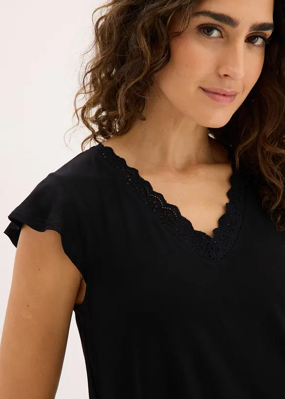 Maglia in misto viscosa, bonprix