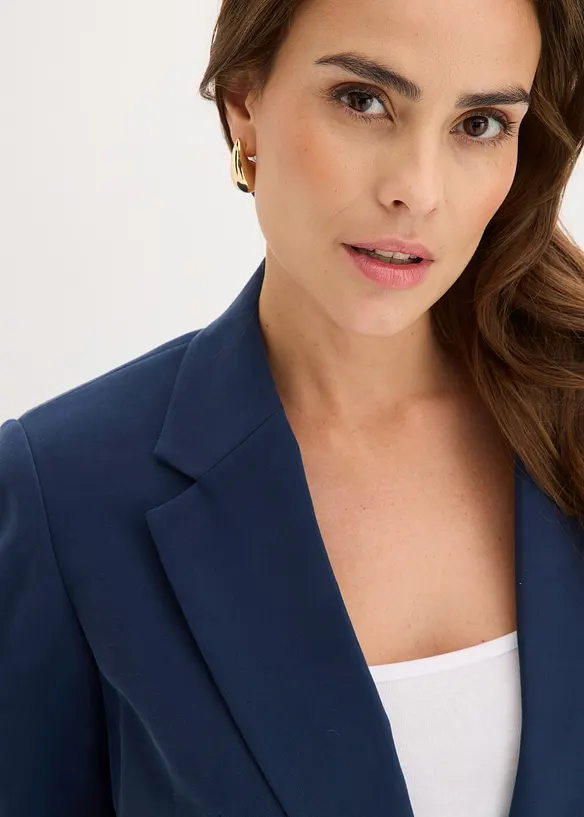 Blazer morbido in viscosa con maniche a 3/4, bonprix