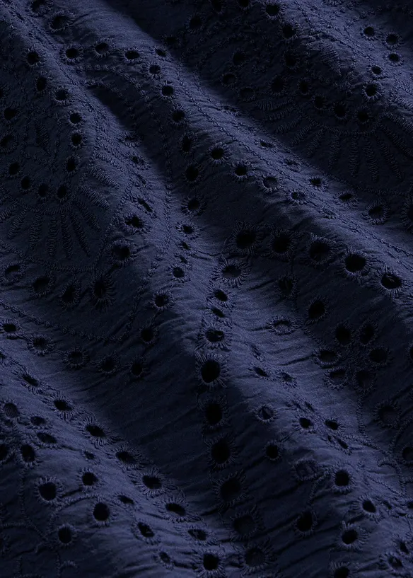 Maglia con pizzo traforato, bonprix