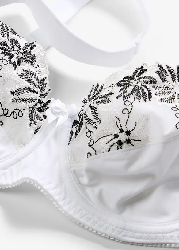 Reggiseno con ferretto e spalline imbottite (pacco da 2), bonprix