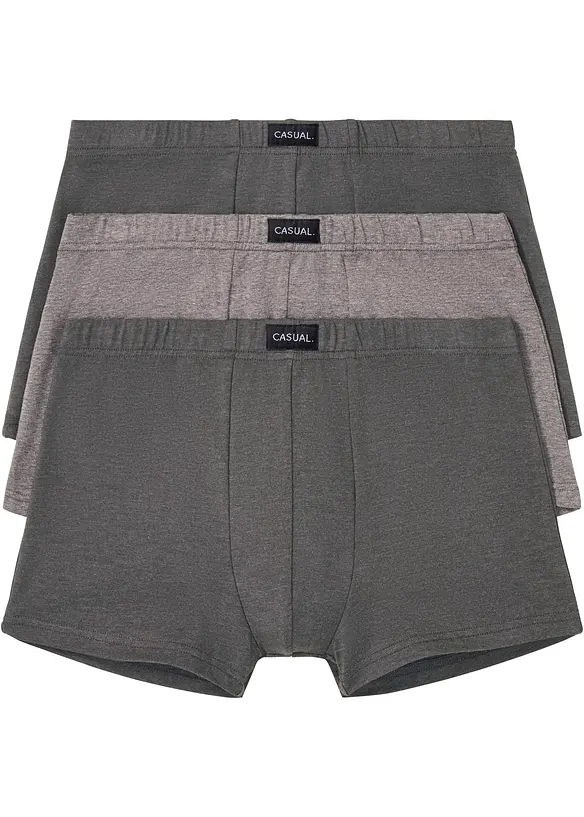 Boxer aderenti con cotone (pacco da 3), bonprix