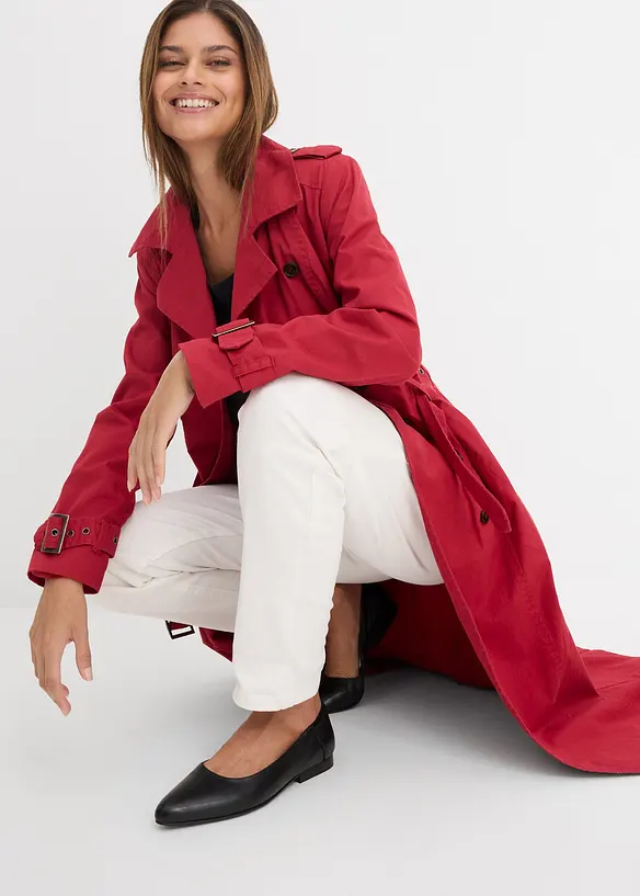 Mom jeans lunghi, vita media, bonprix