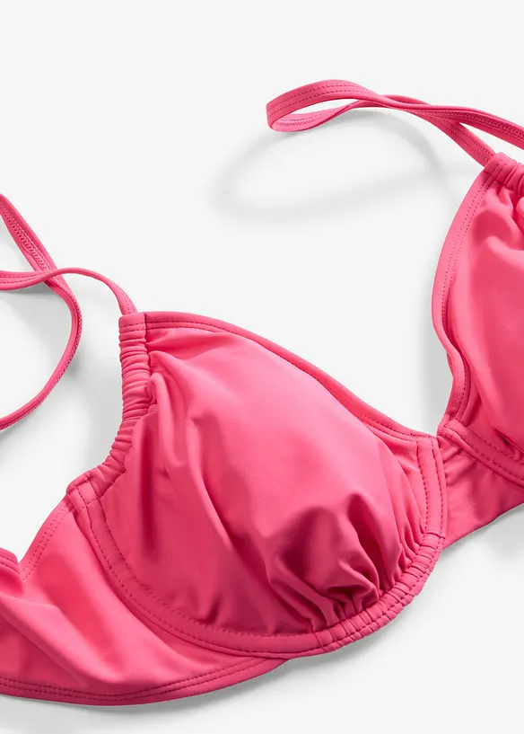 Reggiseno per bikini con arricciatura laterale, bonprix