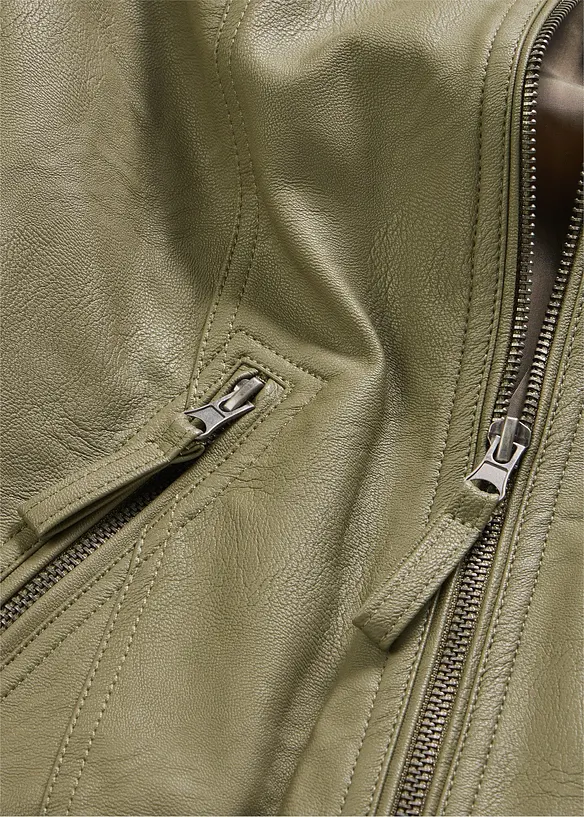 Giacca in similpelle di pura viscosa, bonprix