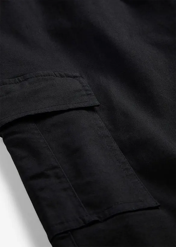 Pantaloni cargo elasticizzati con cotone, bonprix