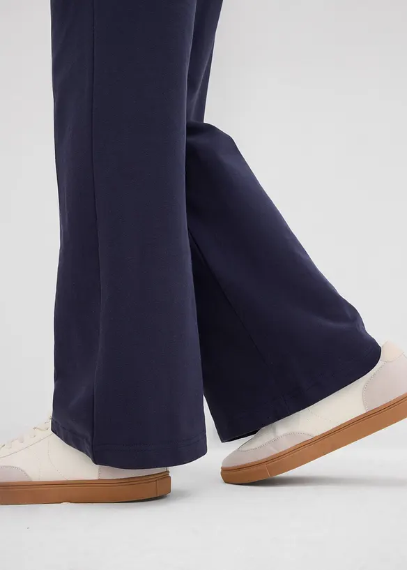 Pantaloni in felpa di puro cotone, bonprix