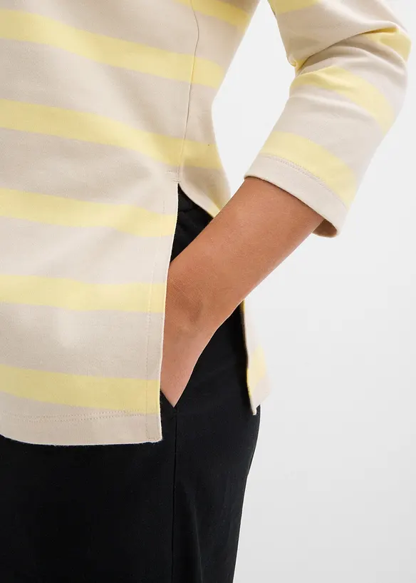 Maglia lunga in cotone biologico pesante, bonprix