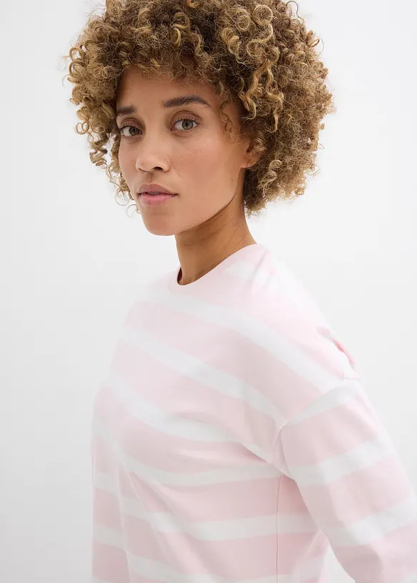 Maglia lunga in cotone biologico pesante, bonprix