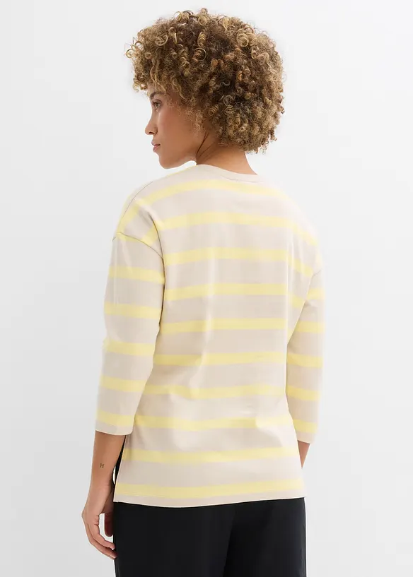 Maglia lunga in cotone biologico pesante, bonprix