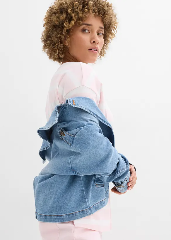 Maglia lunga in cotone biologico pesante, bonprix