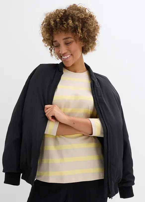 Maglia lunga in cotone biologico pesante, bonprix